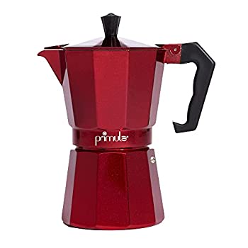 【中古】【輸入品・未使用】Primula PERE-3306 6-Cup Aluminum Espresso Coffee Maker Red [並行輸入品]