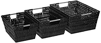 【中古】【輸入品・未使用】Rattique Storage Baskets 3 Blk 23,770円