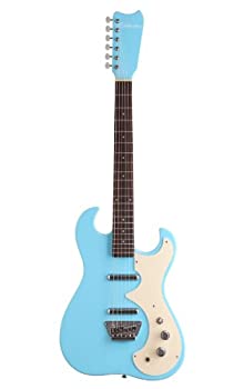 【中古】【輸入品・未使用】Silvertone Classic 1449-BDLB Solid-Body エレキギター%カンマ% Daphne Light Blue エレキギター エレクトリックギター (並行輸入)