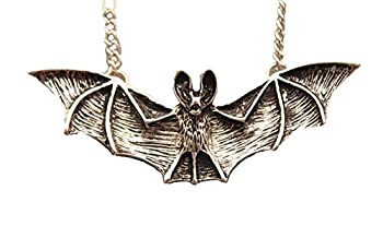 【中古】【輸入品・未使用】3d Batネックレス、レトロシルバーBatペンダント、かわいいネックレス、ファッションネックレス、Batネックレス|スカイマーケットプラス