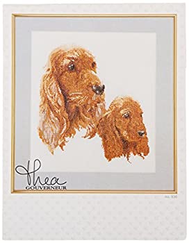 【中古】【輸入品・未使用】カウンテッドクロスステッチ リネンのスパニエル ステッチ キット-11-3/4%ﾀﾞﾌﾞﾙｸｫｰﾃ%&times; 15-3/4%ﾀﾞﾌﾞﾙｸｫｰﾃ%24 カウント｜スカイマーケットプラス