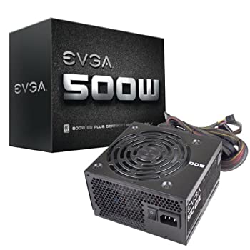 【中古】【輸入品・未使用】EVGA 500W 80PLUS Certified ATX12V/EPS12V Power Supply 100-W1-0500-KR　?行輸入