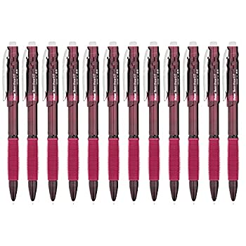 【中古】【輸入品・未使用】Pentel twist-erase GT %ｶﾝﾏ% 0.5?MM %ｶﾝﾏ% Mechanical Pencil透明Burgundyバレル%ｶﾝﾏ% Box of 12?( qe205b )