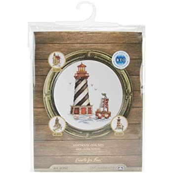 【中古】【輸入品・未使用】Seal Bay Lighthouse Counted Cross Stitch Kit-6-3/4%ﾀﾞﾌﾞﾙｸｫｰﾃ%X9-3/4%ﾀﾞﾌﾞﾙｸｫｰﾃ% 16 Count (並行輸入品)