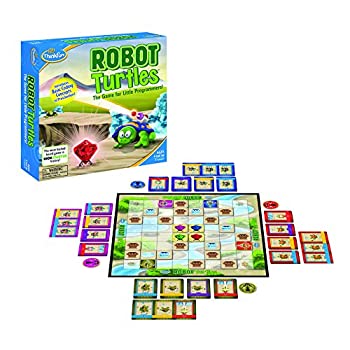 【中古】【インポート品・未当て嵌める】シンク気違い (ThinkFun) 自動人形・タートルズ (Robot Turtles) [置き目インポート品] ゲーム盤競り合い