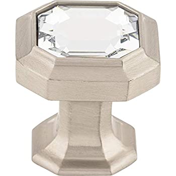 【中古】【輸入品・未使用】クリスタルエメラルドキャビネットノブ???1?1?/ 8?" Square TK390BSN 1｜スカイマーケットプラス