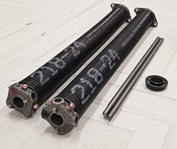 【中古】【輸入品・未使用】トーションばね ガレージドア用 218 x 2インチ x 21-33インチ ペア 巻線バー付き 24 TS20218