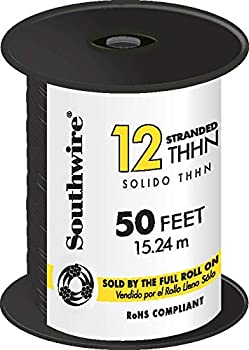 【中古】【輸入品・未使用】Southwire 22964151?50?' 12ブラックStranded THHNワイヤ|スカイマーケットプラス