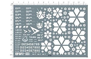 【中古】【輸入品・未使用】HG hi-v hi-nu hi-new クレハ?トウカ EFSF 数字 デカール水転写式　「並行輸入品」
