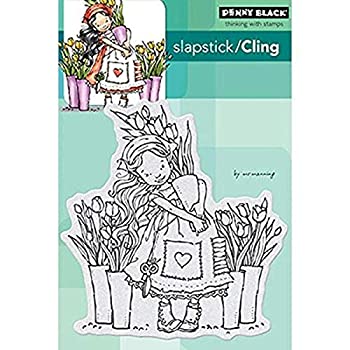 【中古】【輸入品・未使用】Penny Black Cling Rubber Stamp 4%ﾀﾞﾌﾞﾙｸｫｰﾃ%X6%ﾀﾞﾌﾞﾙｸｫｰﾃ% Sheet-Tulips For You (並行輸入品)