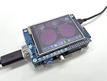 【中古】【輸入品・未使用】Adafruit製　Raspberry Pi用2.8インチTFTモニタ（タッチパネル）　並行輸入