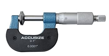 【中古】【輸入品・未使用】Accusize Tools - 0-1'' x 0.0001'' Disc Type Micrometer in Fitted Box%ｶﾝﾏ% 2502-1001 141［並行輸入］