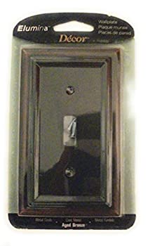 【中古】【輸入品・未使用】Elumina Continentalキャスト、サテンAged Bronze Wallplate、Toggle｜スカイマーケットプラス