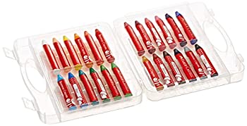 【中古】【輸入品・未使用】Brilliant Beeswax Crayons In Storage Case 24/Pkg- (並行輸入品)