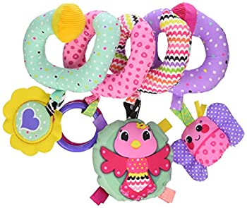 【中古】【インポート品・未当て嵌める】Infantino Spiral Activity Toy%ｶﾝﾏ% Pink by Infantino [並行輸入品]