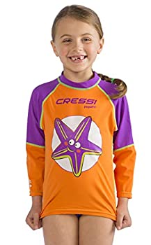 【中古】【輸入品・未使用】Cressi Violet Pequeno filles enfants UV UPF + 50?Sun Protection Rashguard etoile de mer grand|スカイマーケットプラス