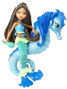 【中古】【輸入品・未使用】Barbie(バービー) In A Mermaid Tale Seahorse Stylist Doll - Blue ドール 人形 フィギュア(並行輸入)