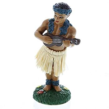 【中古】【輸入品・未使用】ハワイ　ハワイ雑貨　DASHBOARD HULA DOLL Sweet　KeAloha　ダッシュボード　ミニ　フラドール　ウクレレボーイ｜スカイマーケットプラス
