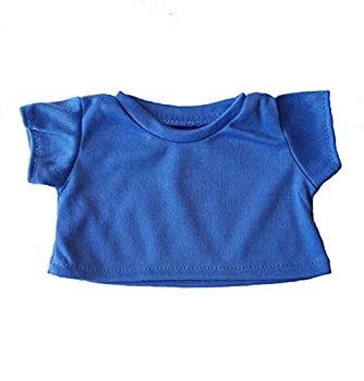 【中古】【輸入品・未使用】ブルーBasic Tee Shirt Teddy Bear Clothesフィット14?"???18?" build-a-bear、Vermont Teddy Bears %カンマ% and Make Your Own Stuffed|スカイマーケットプラス