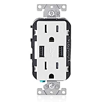 【中古】【輸入品・未使用】Leviton T5632-BW 15 Amp USB Charger/Tamper-Resistant Duplex Receptacle (3 Pack)%ｶﾝﾏ% White by Leviton Direct [並行輸入品]｜スカイマーケットプラス