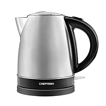 【中古】【インポート品・未当て嵌める】Chefman%ｶﾝﾏ% Cordless Electric Kettle 1.7-Liter%ｶﾝﾏ% Stainless-Steel 並行輸入