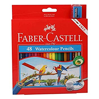 【中古】【輸入品・未使用】Faber-Castell 48 Watercolour Pencils by Faber-Castell|スカイマーケットプラス
