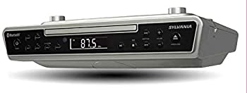 【中古】【インポート品・未当てはめる】Sylvania SKCR2713 Under Counter CD Player with Radio and Bluetooth%ｶﾝﾏ% Silver [並行輸入品]