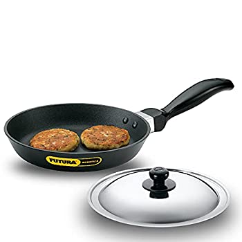 【中古】【インポート品・未当て嵌める】Hawkins Futura Non-Stick Frying Pan with Lid%ｶﾝﾏ% 18糎