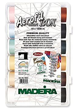 【中古】【輸入品・未使用】Madeira 91268063 SmartBox Aerofil 120 18スプールセット 1100ヤード｜スカイマーケットプラス
