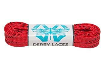【中古】【輸入品・未使用】Red 60 Inch Waxed Skate Lace - Derby Laces for Roller Derby%ｶﾝﾏ% Hockey and Ice Skates%ｶﾝﾏ% and Boots by Derby Laces [並行輸入品]｜スカイマーケットプラス