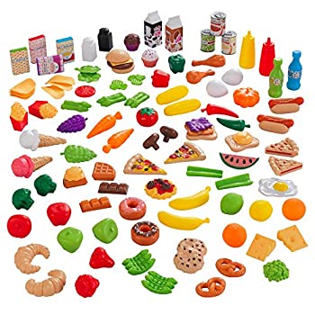 【中古】【輸入品・未使用】キッドクラフト おままごと 食材おもちゃ 115点セット 63330 正規品