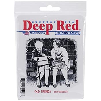 【中古】【輸入品・未使用】Deep Red Cling Stamp 3%ﾀﾞﾌﾞﾙｸｫｰﾃ%X3%ﾀﾞﾌﾞﾙｸｫｰﾃ%-Old Friends (並行輸入品)｜スカイマーケットプラス
