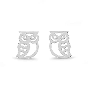 【中古】【輸入品・未使用】Boma Jewelry スターリングシルバー フクロウ スタッドピアス|スカイマーケットプラス