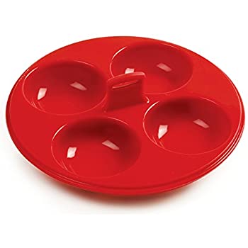 【中古】【輸入品・未使用】Norpro 9900 Silicone 4 Egg Poacher%ｶﾝﾏ% Red by Norpro [並行輸入品]｜スカイマーケットプラス