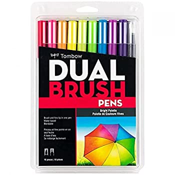 【中古】【輸入品・未使用】Tombow Dual Brush Pens 10/Pkg-Bright (並行輸入品)｜スカイマーケットプラス