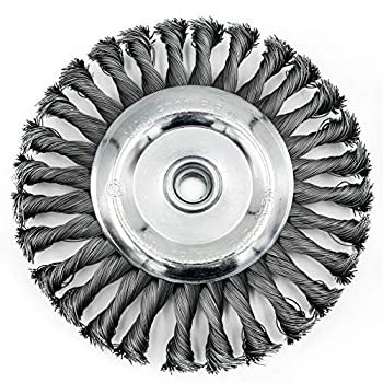 【中古】【輸入品・未使用】Shark 13982 7インチ×5/8インチ -11NC 縄状のワイヤ製ホイールブラシ スチール付き