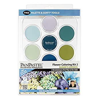 【中古】【輸入品・未使用】PanPastel Ultra Soft Artist Pastel Set 9ml 7/Pkg-Flower Coloring Kit #2-Susan's Garden (並行輸入品)