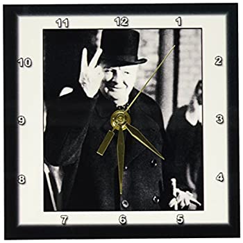 【中古】【輸入品・未使用】(6x6 Desk Clock) - 3dRose dc_98649_1 Vintage Photo of Winston Churchill.Jpg-Desk Clock%ｶﾝﾏ% 15cm by 15cm｜スカイマーケットプラス