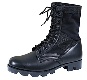 【中古】【輸入品・未使用】ロスコ ジャングルブーツ ブラック ROTHCO GI TYPE JUNGLE BOOT / 8%ダブルクォーテ% - BLACK 5081 (R6)|スカイマーケットプラス