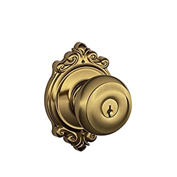 【中古】【輸入品・未使用】Schlage (シュラーゲ) F51A?鍵式エントリーロック F51A GEO 609 BRK 1|スカイマーケットプラス