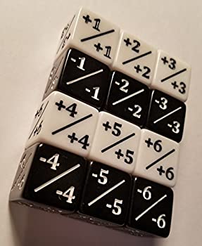 【中古】【輸入品・未使用】12x Dice Counters / White +1/+1 & Black -1/-1 / for Magic: The Gathering and other games / CCG MTG｜スカイマーケットプラス