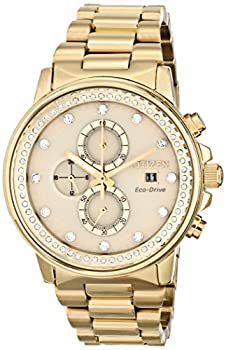 【中古】【インポート品・未当て嵌める】[シチズン]Citizen ウオッチ %ﾀﾞﾌﾞﾙｸｫｰﾃ%Nighthawk Eco-Drive%ﾀﾞﾌﾞﾙｸｫｰﾃ% Stainless Steel Swarovski Crystal-Accented Watch FB3002-53P 小母さん