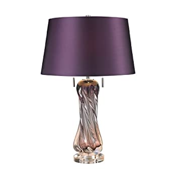 【中古】【インポート品・未当てはめる】Dimond Lighting D2663 吹き硝子 早見表照明ランプ パープル