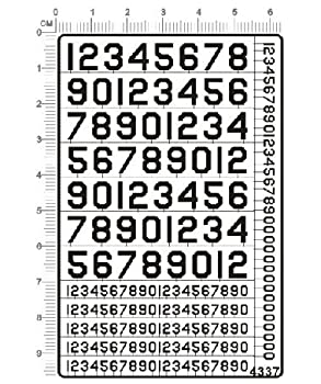 【中古】【輸入品・未使用】USA フォン字体 1-9 数字 アルファベット　メタルデカール「並行輸入品」