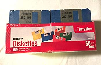 【中古】【インポート品・未当てはめる】Imation 50?コンピュータ断層撮影法虹霓ディスケットIBM 2hd 1.44?MB ( Discontinued )