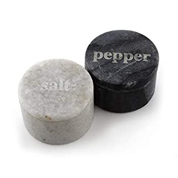 【中古】【輸入品・未使用】Thirstystone Marble Salt and Pepper Pinch%ｶﾝﾏ% Black/White by Thirstystone