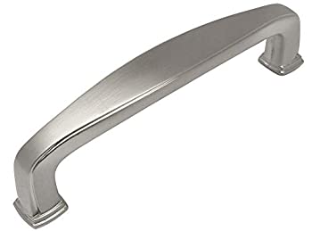 【中古】【輸入品・未使用】Cosmas 4390SN サテンニッケル モダン キャビネット 金具 ハンドル プル 10個パック 穴中心 3-1/2インチ (89mm)