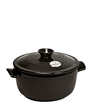 【中古】【インポート品・未当て嵌める】(4l) - Emile Henry Flame Round Stewpot Dutch Oven%ｶﾝﾏ% 4l%ｶﾝﾏ% Charcoal