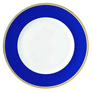 【中古】【輸入品・未使用】Wedgwood ハイビスカスディナープレート 10.75インチ ホワイトとブルー
