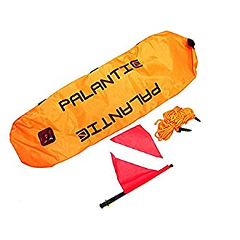 【中古】【輸入品・未使用】Choix de plongee lestee Palantic Spearfishing Nylon Torpedo flotteur avec drapeau de plongee
